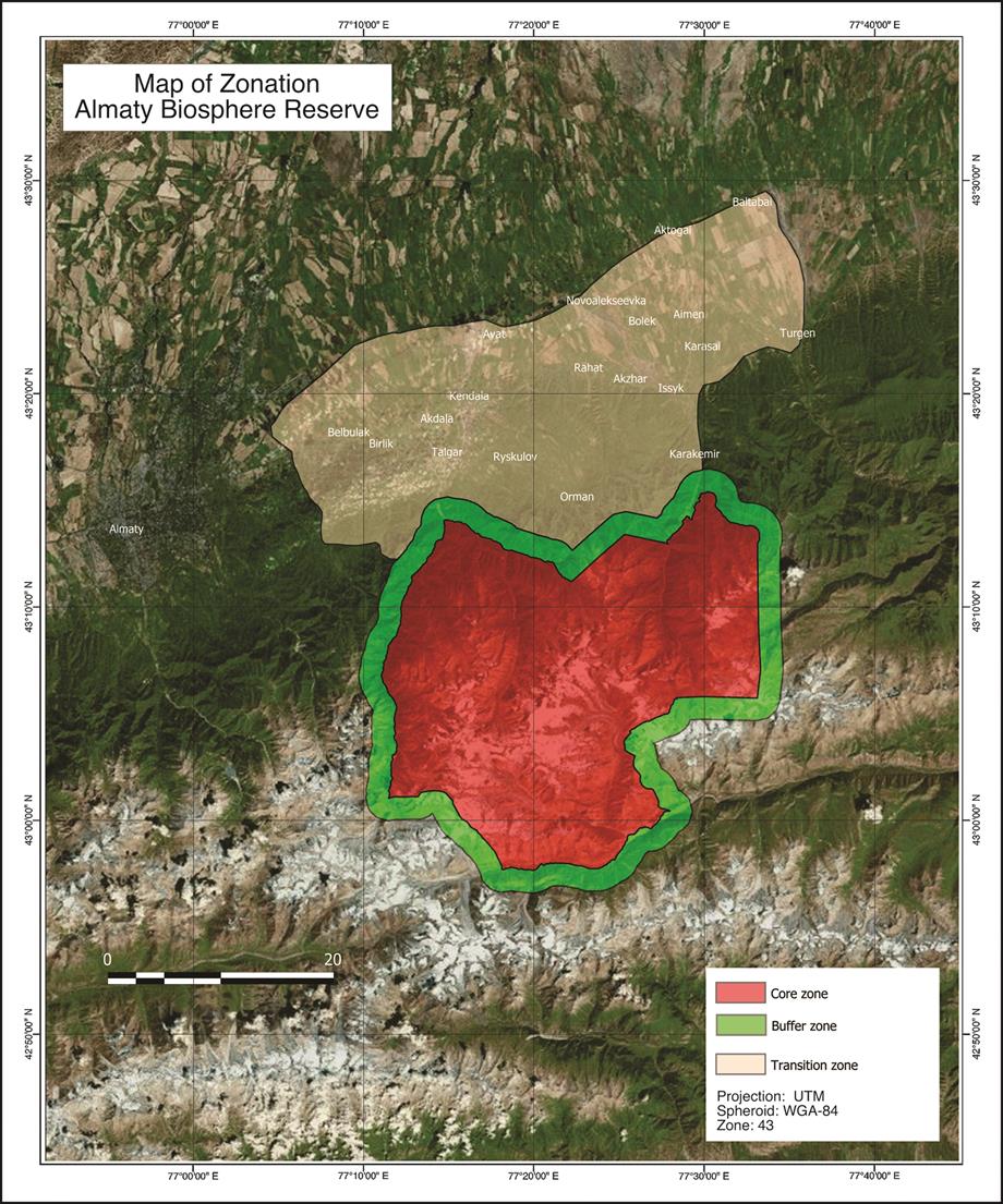 Map of Zonation Almaty BR A4