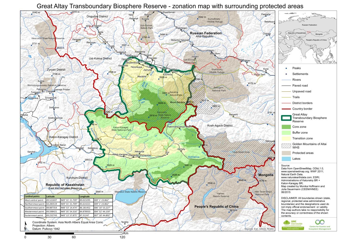 Zonation map TBR